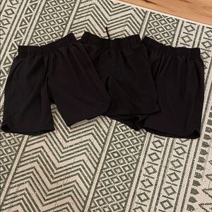 All in Motion Kids Black Shorts Set